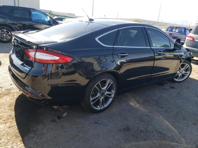 3FA6P0K91FR225883 - 2015 FORD FUSION TITANIUM BLACK photo 3