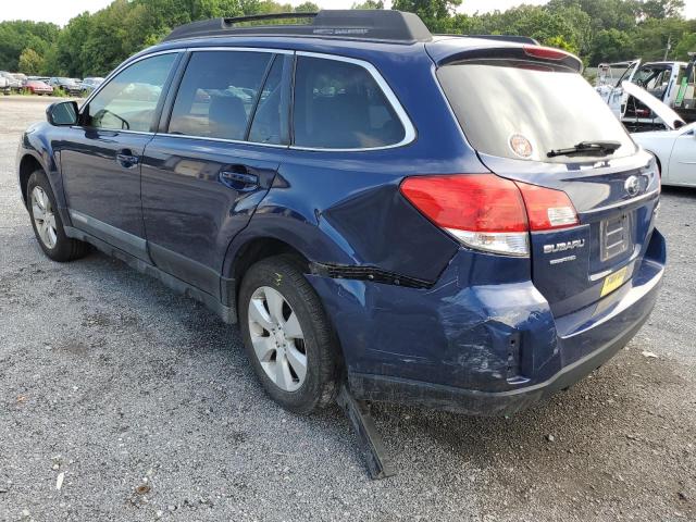 4S4BRBJC1A3349327 - 2010 SUBARU OUTBACK 2.5I LIMITED BLUE photo 2