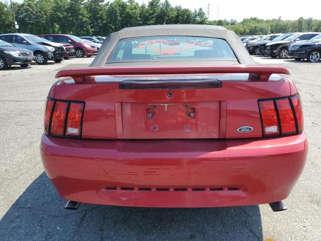 1FAFP44432F189937 - 2002 FORD MUSTANG RED photo 6