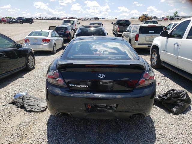 KMHHM66D78U294758 - 2008 HYUNDAI TIBURON GS BLACK photo 6