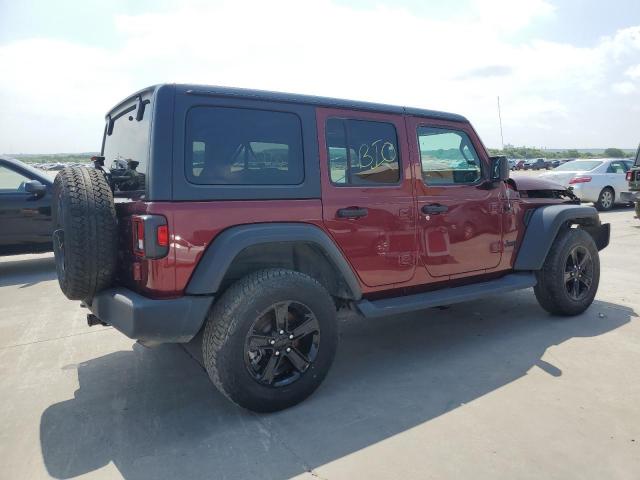 1C4HJXDN9MW596033 - 2021 JEEP WRANGLER U SPORT MAROON photo 3