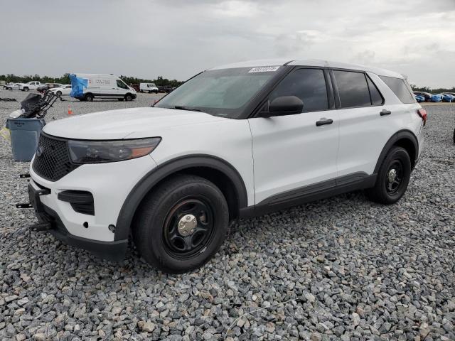 1FM5K8AW2MNA12558 - 2021 FORD EXPLORER POLICE INTERCEPTOR 白色 照片 1
