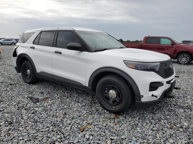 1FM5K8AW2MNA12558 - 2021 FORD EXPLORER POLICE INTERCEPTOR 白色 照片 4