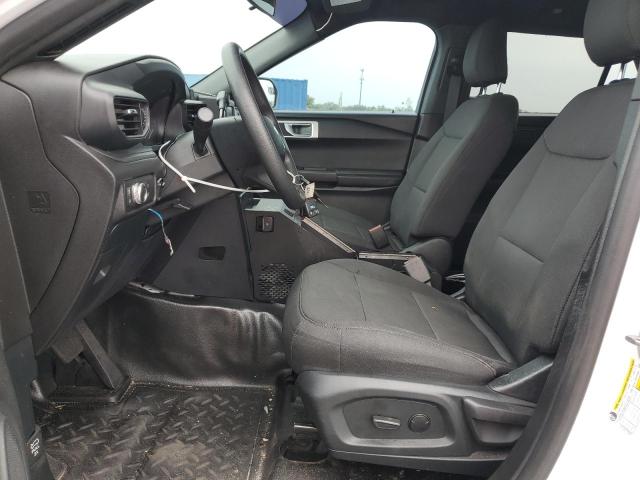 1FM5K8AW2MNA12558 - 2021 FORD EXPLORER POLICE INTERCEPTOR 白色 照片 7