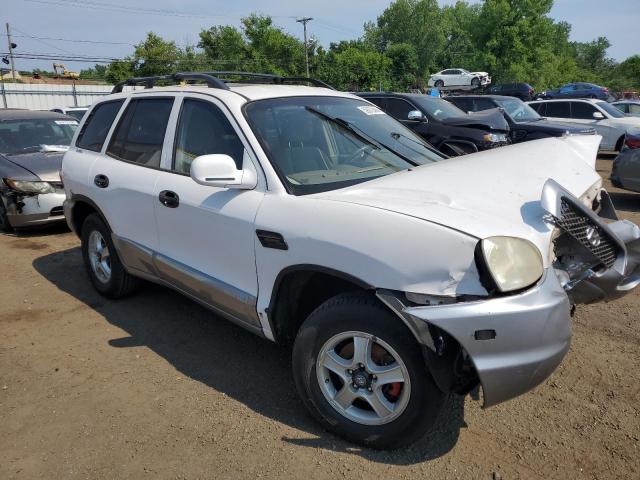 KM8SC73D54U827011 - 2004 HYUNDAI SANTA FE GLS WHITE photo 4