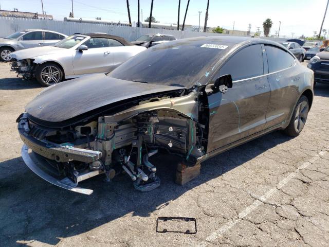 5YJ3E1EA7NF362549 - 2022 TESLA MODEL 3 BLACK photo 1