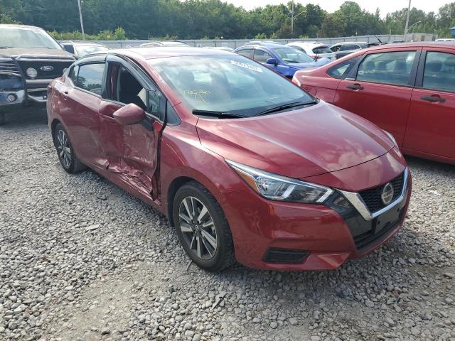 3N1CN8EV2NL864532 - 2022 NISSAN VERSA SV RED photo 4