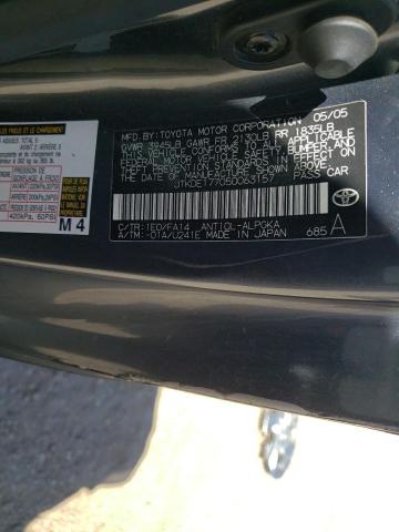 JTKDE177050063157 - 2005 TOYOTA SCION TC 黑色 照片 12