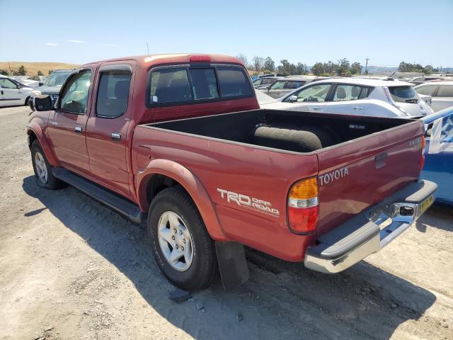 5TEGN92NX4Z396327 - 2004 TOYOTA TACOMA DOUBLE CAB PRERUNNER RED photo 2