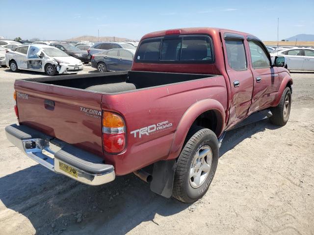 5TEGN92NX4Z396327 - 2004 TOYOTA TACOMA DOUBLE CAB PRERUNNER RED photo 3