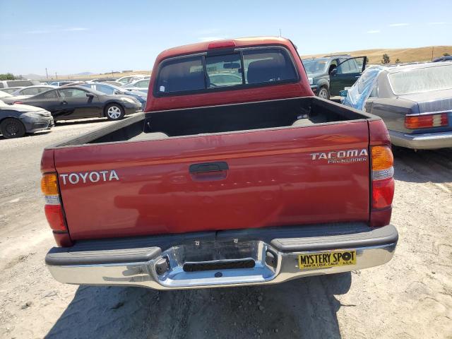 5TEGN92NX4Z396327 - 2004 TOYOTA TACOMA DOUBLE CAB PRERUNNER RED photo 6