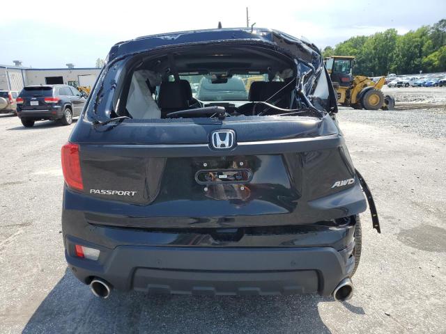 5FNYF8H58NB018111 - 2022 HONDA PASSPORT EXL შავი ფოტო 6