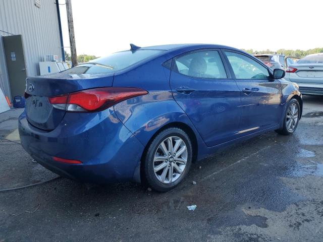 5NPDH4AE1FH641312 - 2015 HYUNDAI ELANTRA SE BLUE photo 3