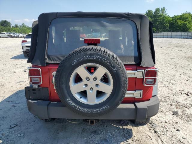 1J4AA2D1XAL229828 - 2010 JEEP WRANGLER SPORT RED photo 6