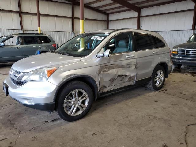 5J6RE4H7XBL079870 - 2011 HONDA CRV EXL SILVER photo 1