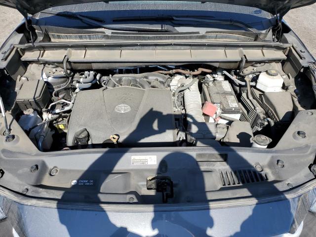 5TDHZRAH7LS020670 - 2020 TOYOTA HIGHLANDER XLE GRAY photo 12