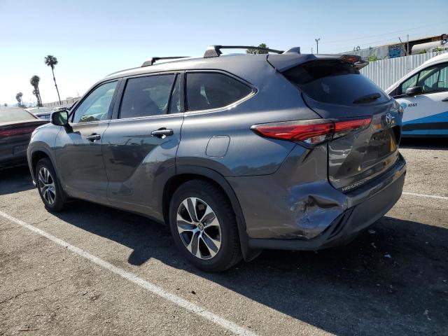 5TDHZRAH7LS020670 - 2020 TOYOTA HIGHLANDER XLE GRAY photo 2