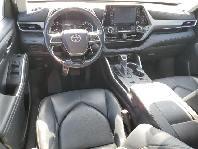 5TDHZRAH7LS020670 - 2020 TOYOTA HIGHLANDER XLE GRAY photo 8