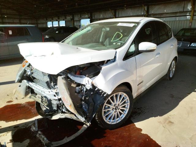 1FADP5AU6DL520872 - 2013 FORD C-MAX SE WHITE photo 2