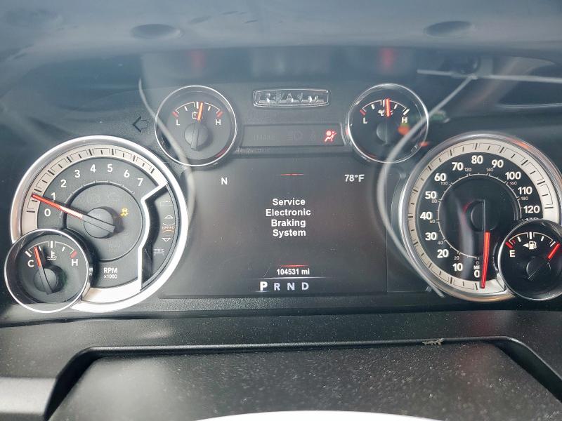 1C6RR6LT5KS586523 - 2019 RAM 1500 CLASS SLT ნაცრისფერი ფოტო 9