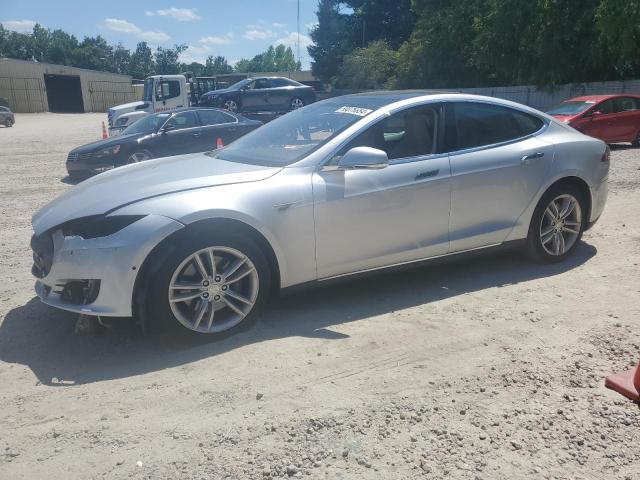 5YJSA1E22FF115439 - 2015 TESLA MODEL S SILVER photo 1