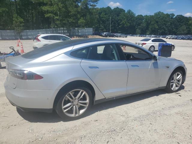 5YJSA1E22FF115439 - 2015 TESLA MODEL S SILVER photo 3