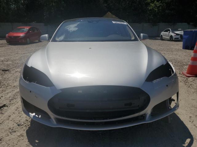 5YJSA1E22FF115439 - 2015 TESLA MODEL S SILVER photo 5