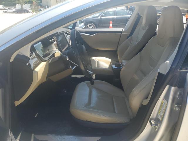 5YJSA1E22FF115439 - 2015 TESLA MODEL S SILVER photo 7