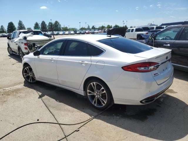 3FA6P0K90HR396689 - 2017 FORD FUSION TITANIUM WHITE photo 2