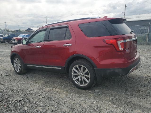 1FM5K8F89HGD72687 - 2017 FORD EXPLORER LIMITED Rot Foto 2