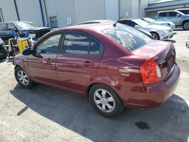 KMHCN46C36U017623 - 2006 HYUNDAI ACCENT GLS RED photo 2