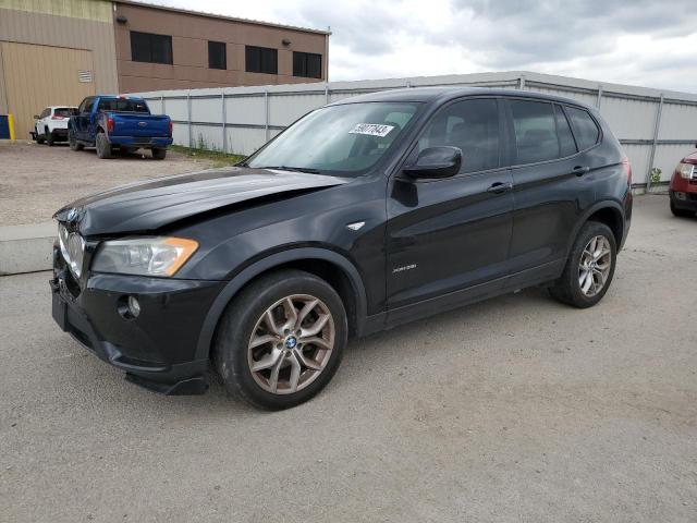 5UXWX7C50BL735549 - 2011 BMW X3 XDRIVE35I BLACK photo 1