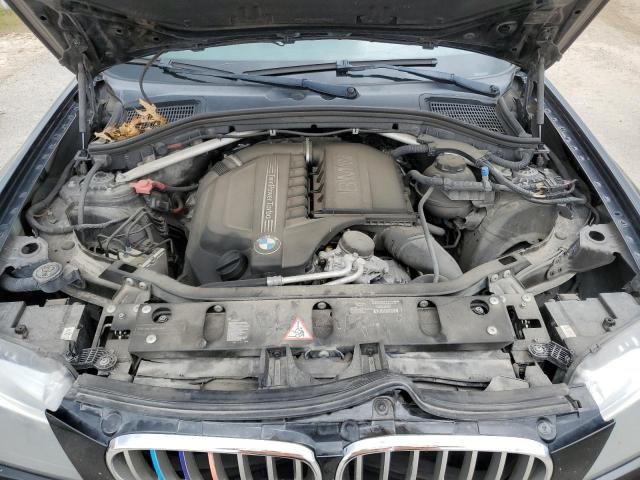 5UXWX7C50BL735549 - 2011 BMW X3 XDRIVE35I BLACK photo 12