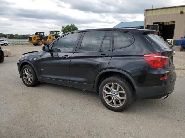 5UXWX7C50BL735549 - 2011 BMW X3 XDRIVE35I BLACK photo 2