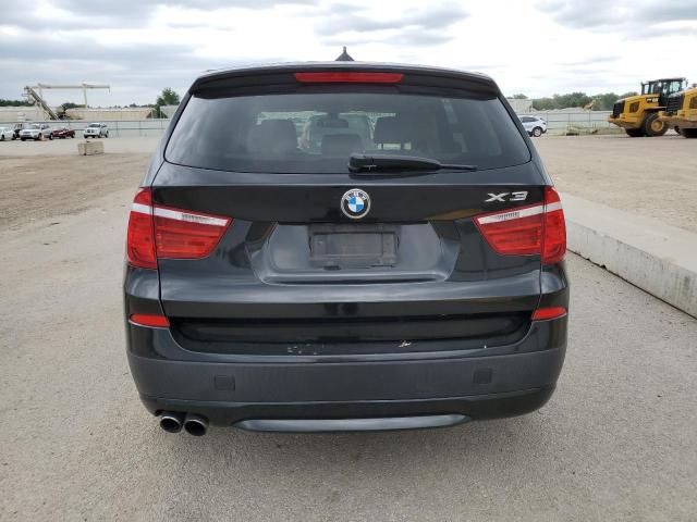 5UXWX7C50BL735549 - 2011 BMW X3 XDRIVE35I BLACK photo 6
