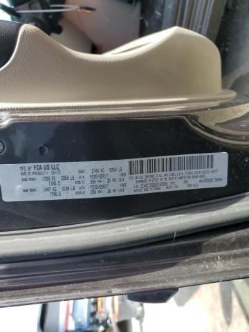 2C4RC1BG8GR165650 - 2016 CHRYSLER TOWN & COU TOURING გრაფიტი ფოტო 13