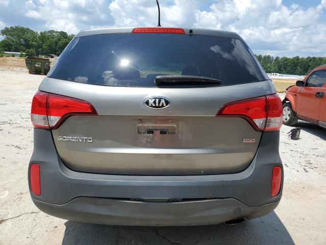 5XYKT3A66EG539776 - 2014 KIA SORENTO LX GRAY photo 6