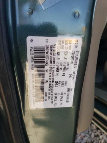 2B4GP44332R749466 - 2002 DODGE CARAVAN SPORT GREEN photo 13