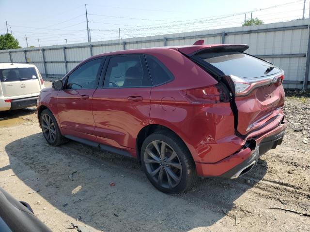 2FMPK4AP9JBB04266 - 2018 FORD EDGE SPORT RED photo 2