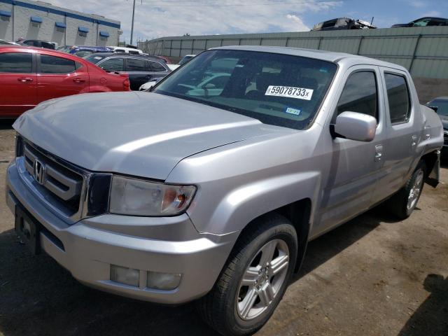 5FPYK1F54BB003758 - 2011 HONDA RIDGELINE RTL SILVER photo 1