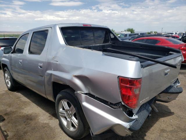 5FPYK1F54BB003758 - 2011 HONDA RIDGELINE RTL SILVER photo 2