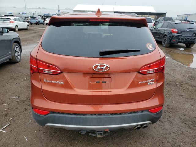 5XYZUDLA7DG031530 - 2013 HYUNDAI SANTA FE S ORANGE photo 6