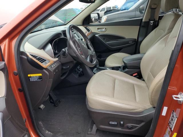 5XYZUDLA7DG031530 - 2013 HYUNDAI SANTA FE S ORANGE photo 7