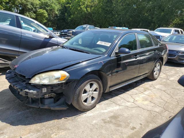 2G1WT57N691209723 - 2009 CHEVROLET IMPALA 1LT BLACK photo 1