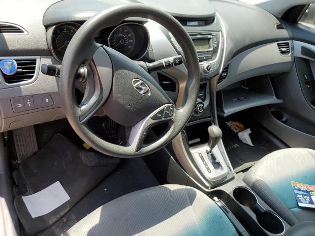 5NPDH4AE2DH175967 - 2013 HYUNDAI ELANTRA GLS SILVER photo 8