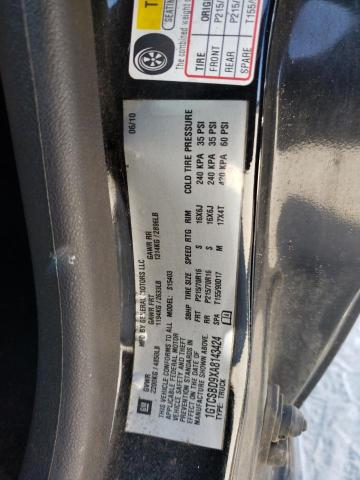 1GTCSBD9XA8143424 - 2010 GMC CANYON BLACK photo 13