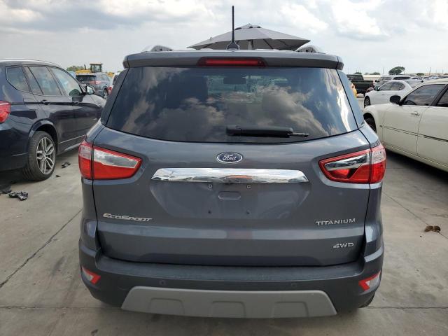 MAJ6P1WL6JC180894 - 2018 FORD ECOSPORT TITANIUM GRAY photo 6