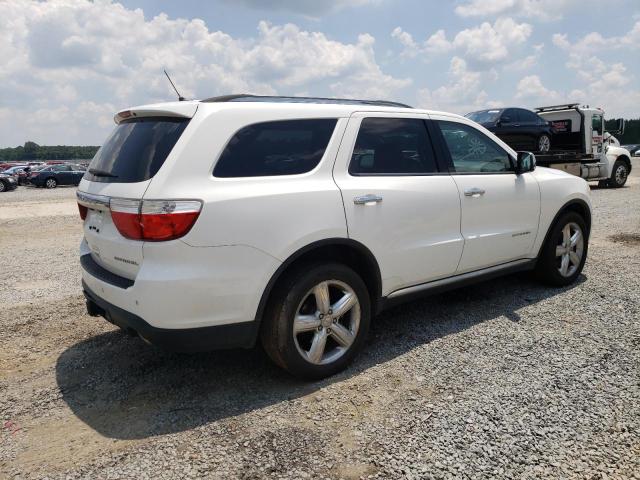 1C4SDHET4DC510175 - 2013 DODGE DURANGO CITADEL WHITE photo 3