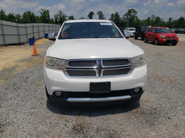 1C4SDHET4DC510175 - 2013 DODGE DURANGO CITADEL WHITE photo 5