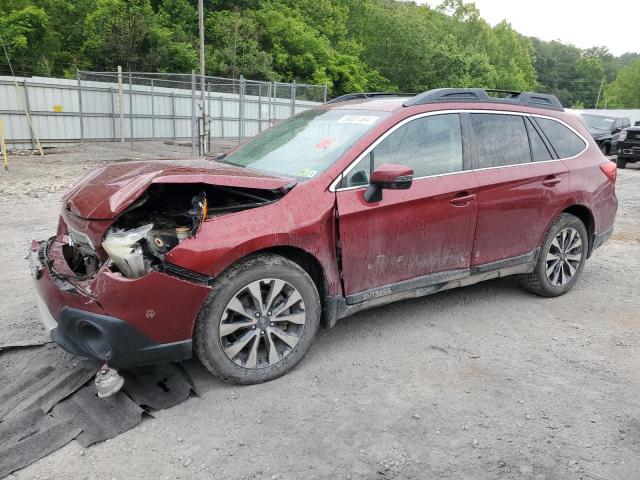 4S4BSALC2F3274821 - 2015 SUBARU OUTBACK 2.5I LIMITED MAROON photo 1